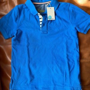 NWT Boden pique polo shirt size 6-7